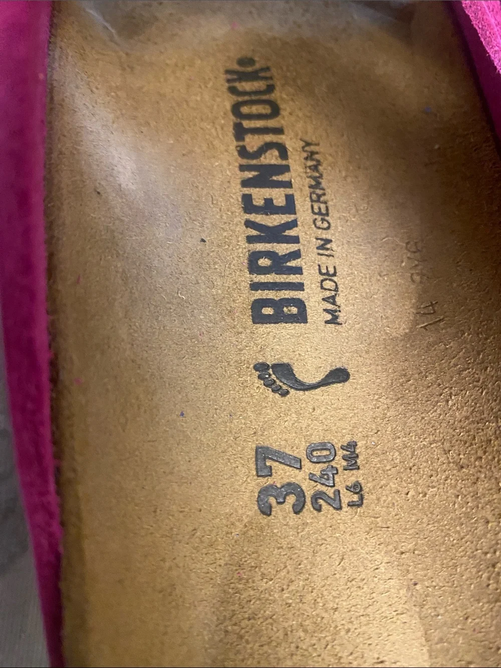 Birkenstock Arizona Double Strap Sandals in Bright Pink NWT size 37 - Picture 4 of 7